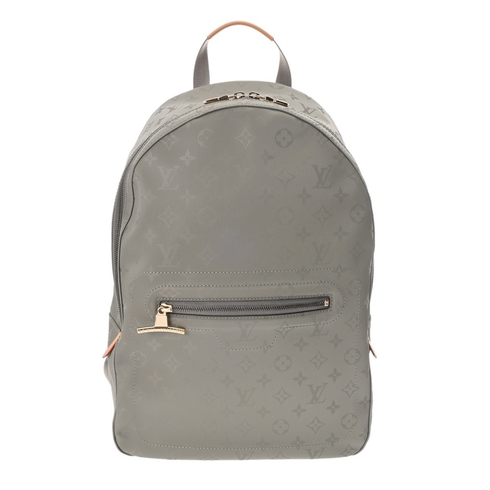 Louis Vuitton Monogram Titanium Backpack Gray Can… - image 1